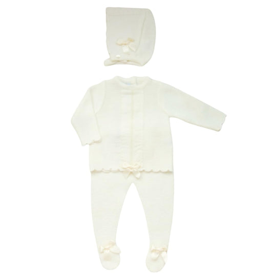 3-Piece Baby Sweater, Pants, and Hat clothing set for Boys and Girls