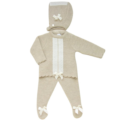 3-Piece Baby Sweater, Pants, and Hat clothing set for Boys and Girls