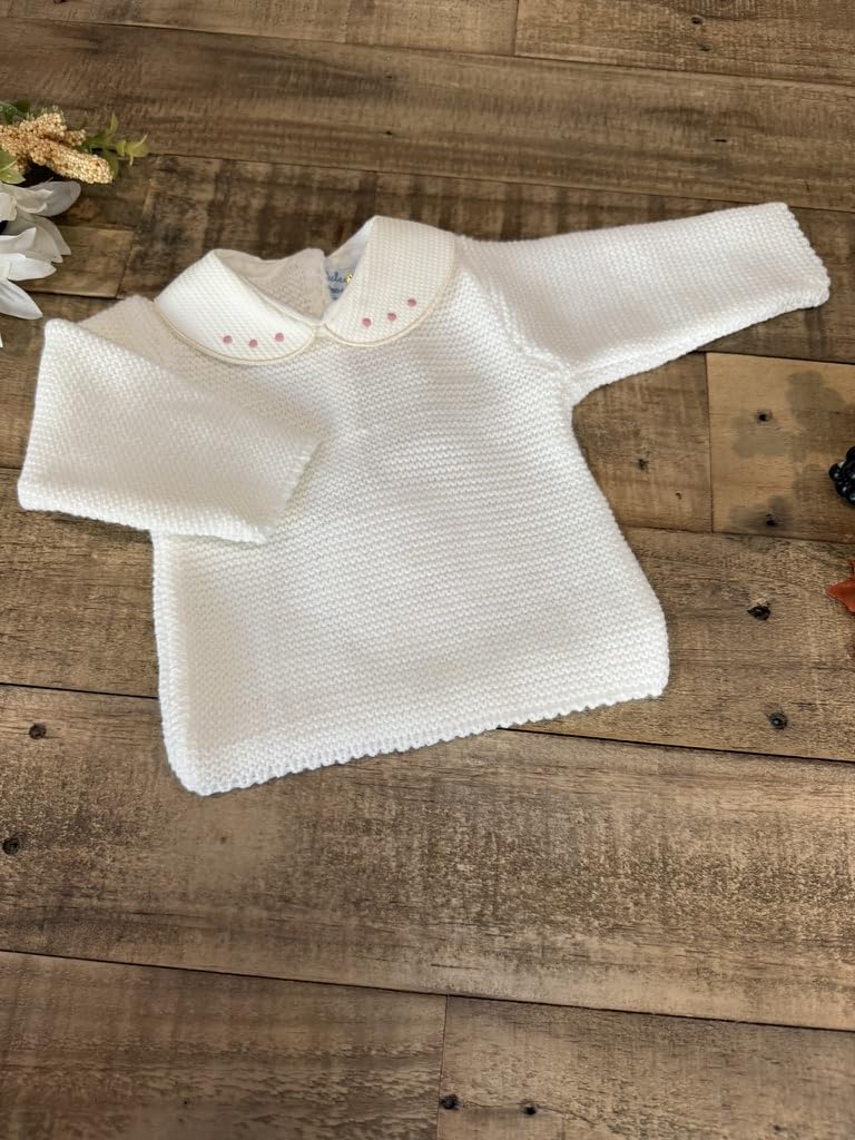 3-Piece Baby Outfit Set, Knitted Romper, Shirt, and Hat for Boys and Girls