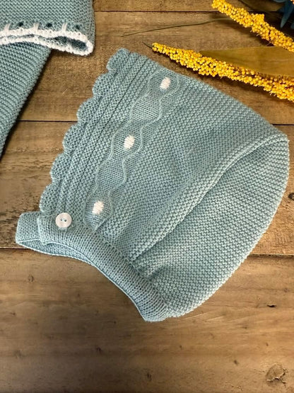 3-Piece Baby Knit Outfit Set, Sweater, Pants and Hat for Boys and Girls