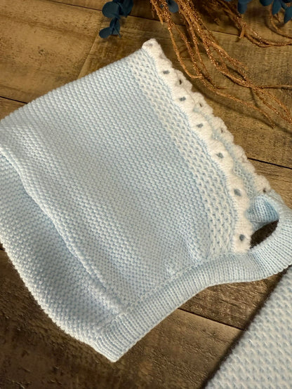 3-Piece Knitted Baby Boy Outfit Set